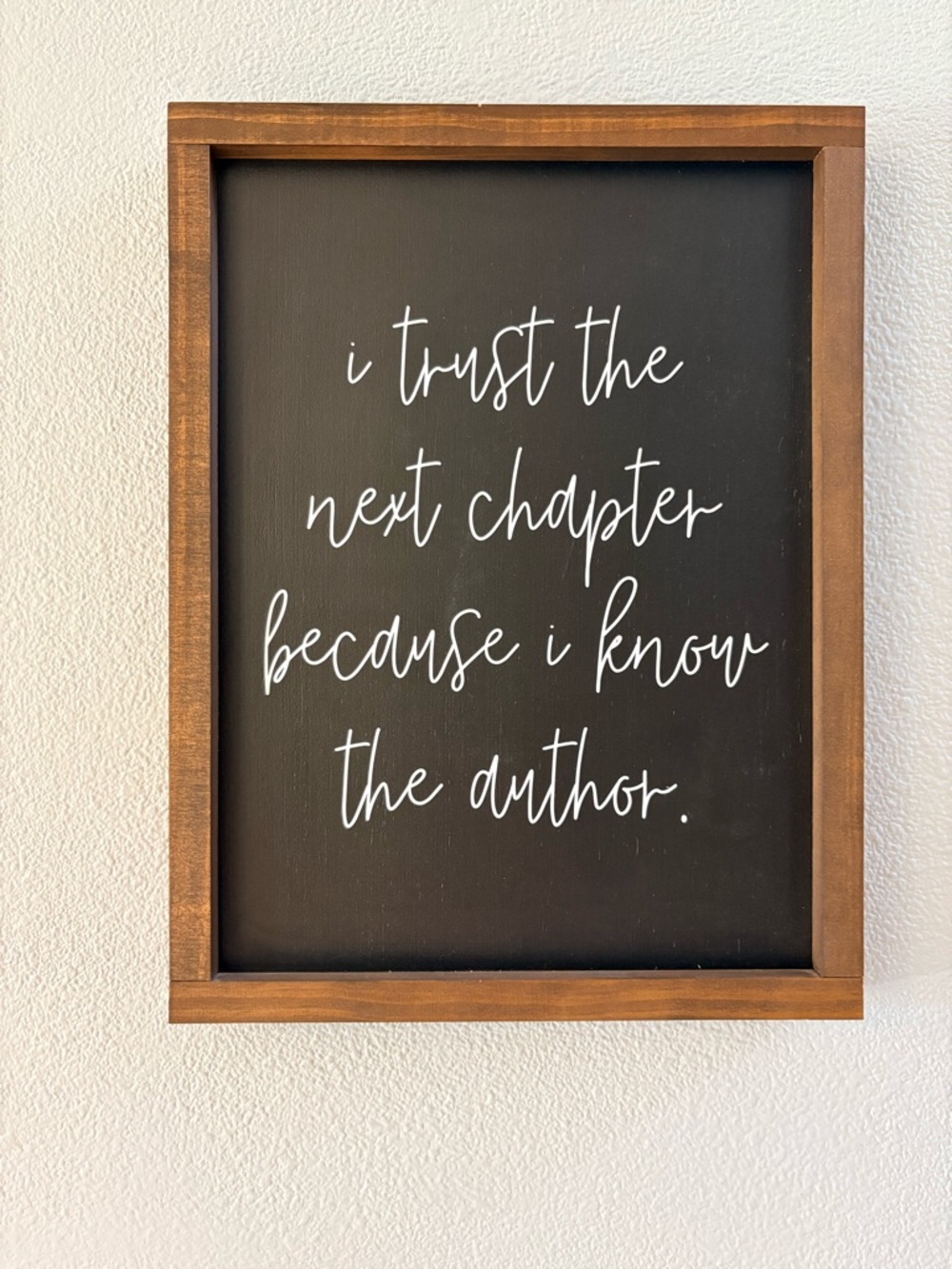 Framed Wood Inspirational Wall Sign | Lily & Sparrow